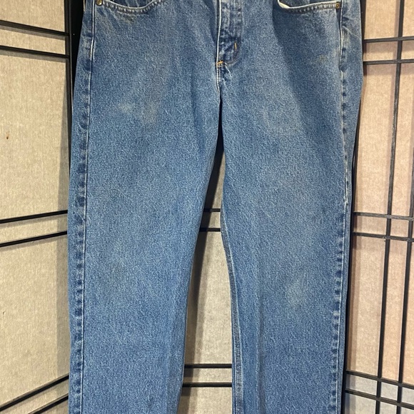 BOTH PAIR of Carhartt 34 x 30 work jeans see description for details - Picture 9 of 16